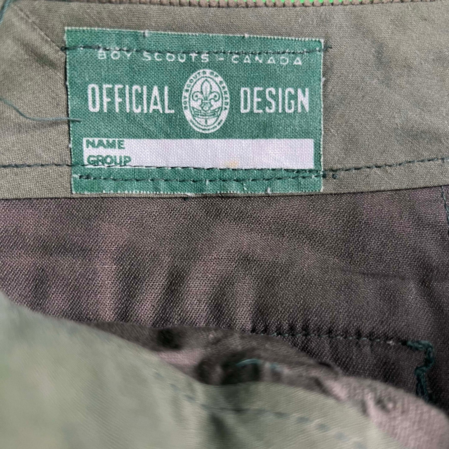 50s Boy Scouts of Canada Corduroy Shorts- 29x8