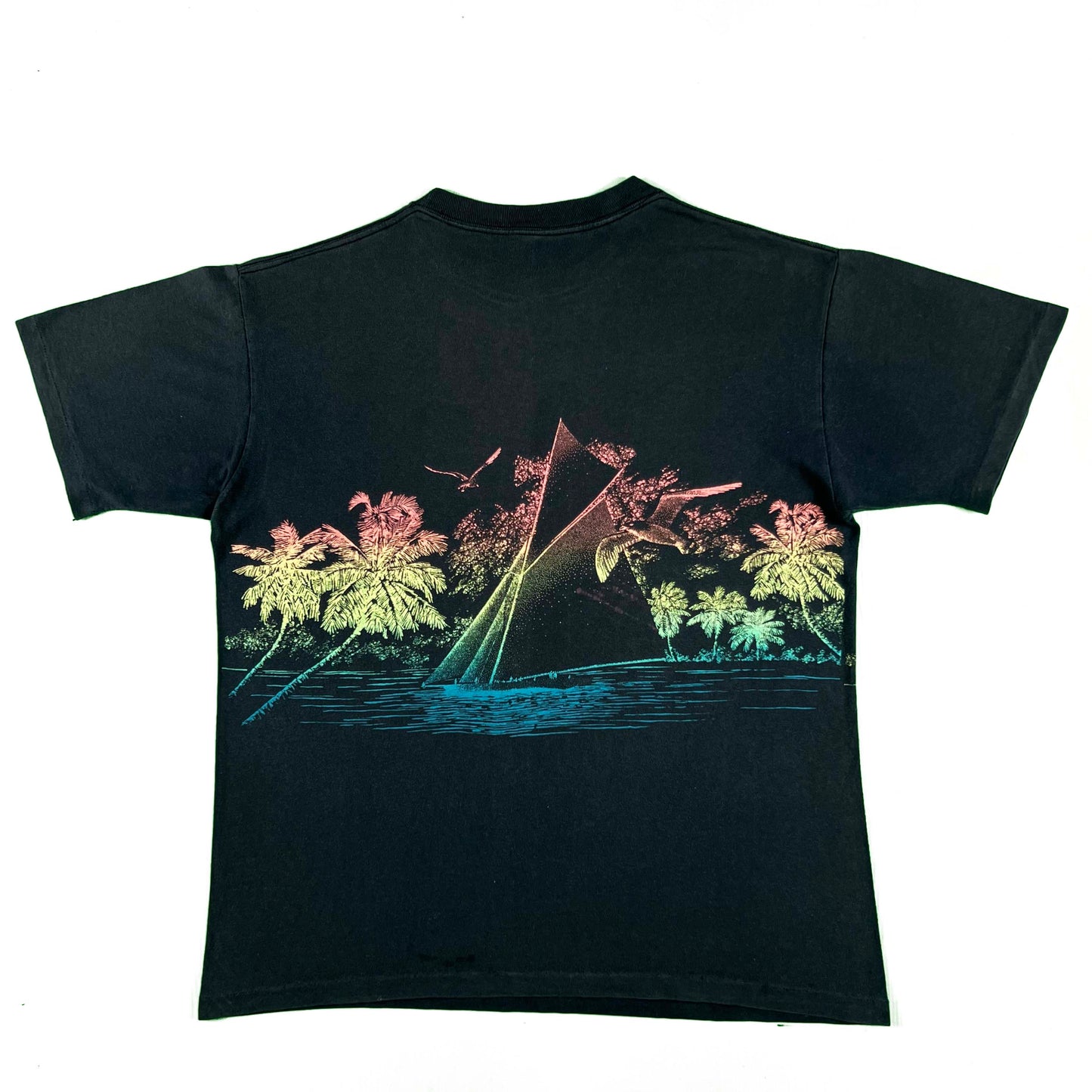 80s Ocean City Maryland Sailboat Tee- L