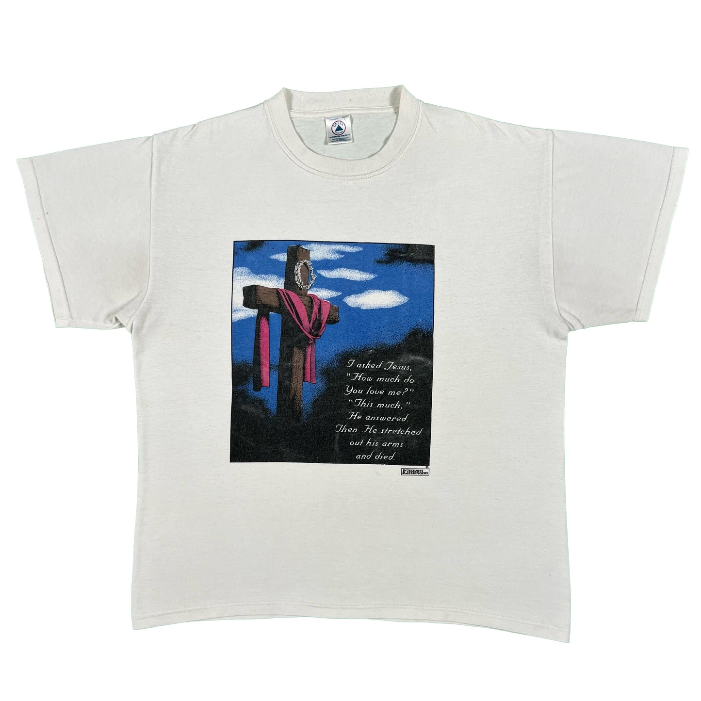 90s Jesus Art Tee- L