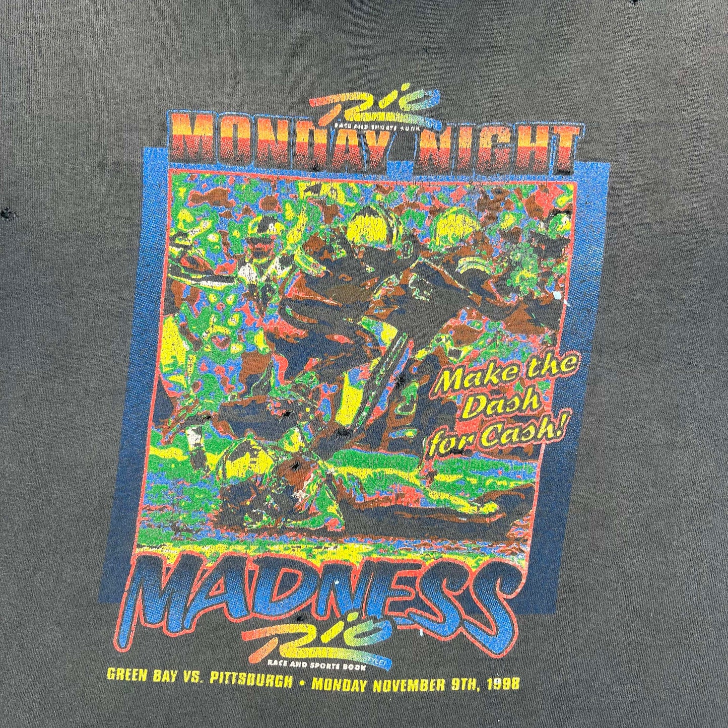 90s Sun Faded Black RIO Madness Tee-