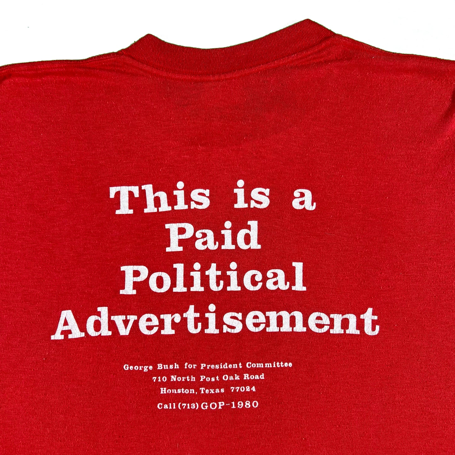 80s 'George Bush for President' Tee- L