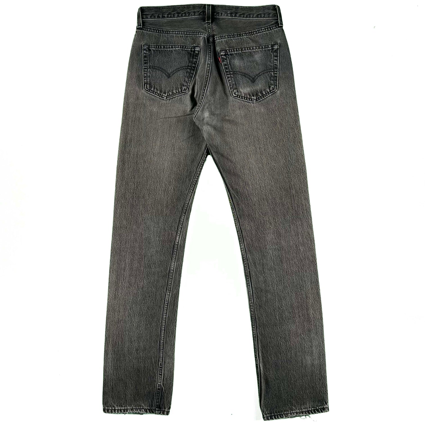 90s Sun Faded Black Levi's 501 Denim- 31x34