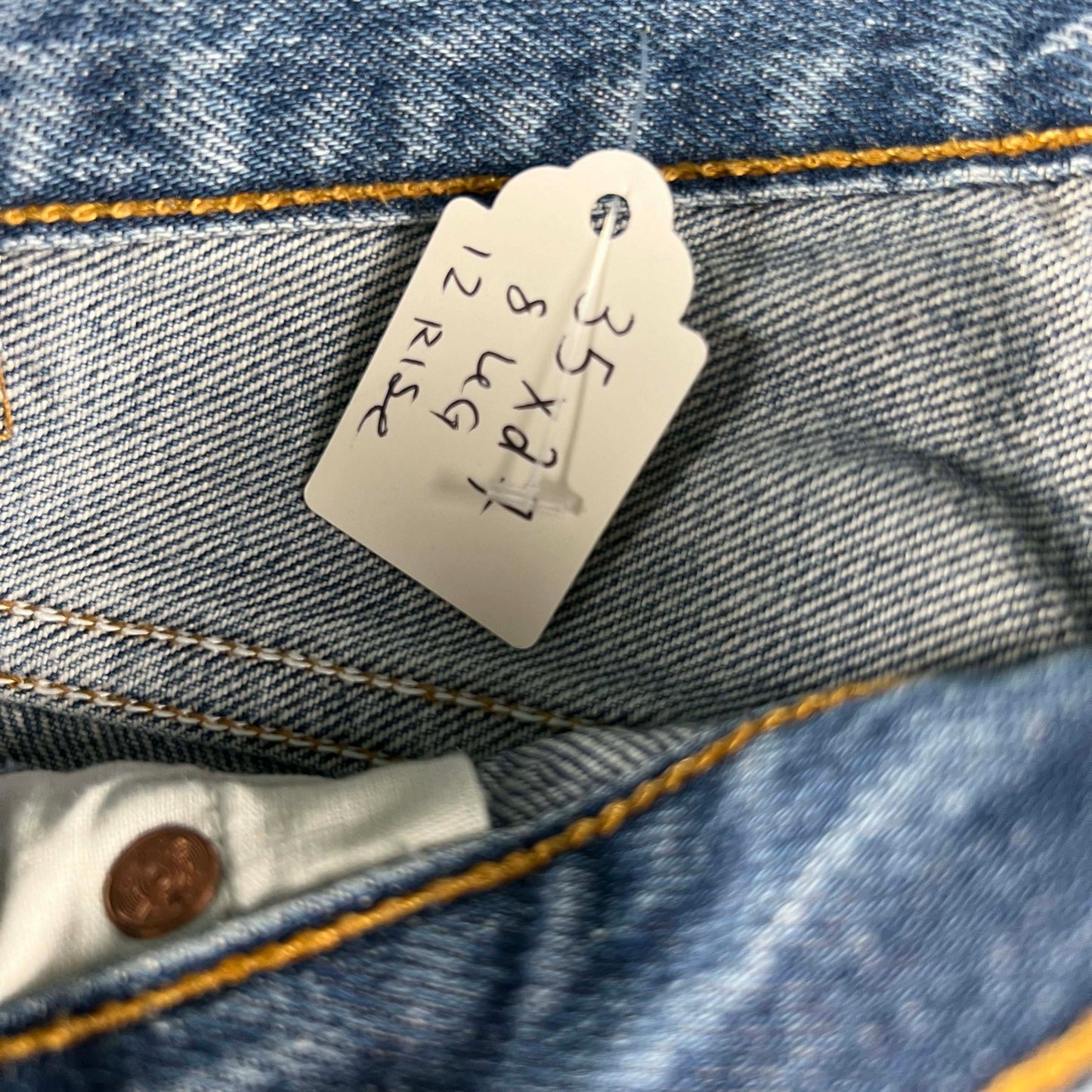 90s Starchy Levi's 501 Denim- 35x27
