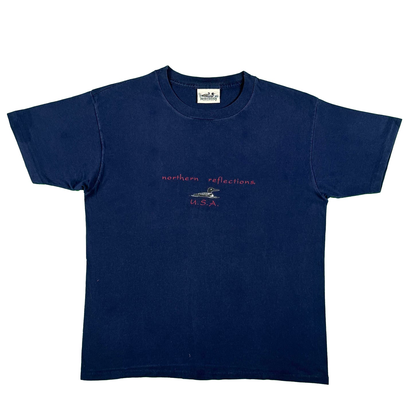 90s Single Stitch Northern Reflections Tee- L