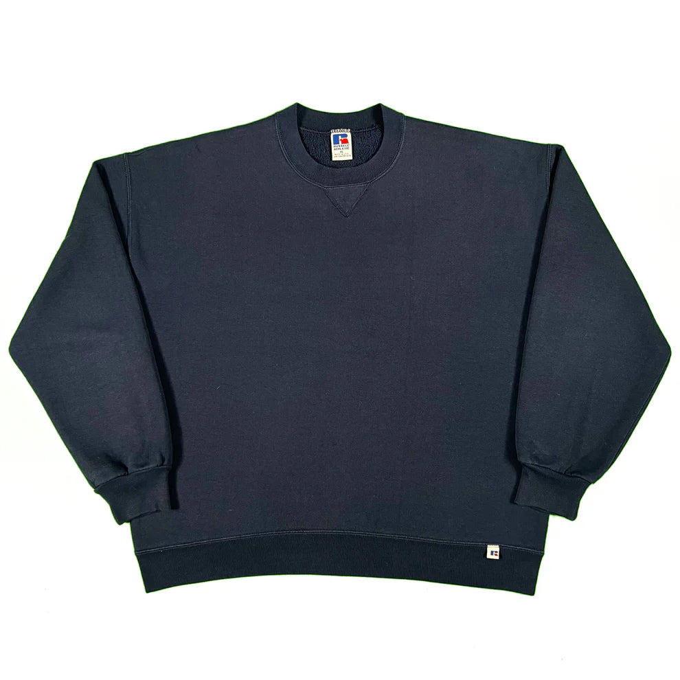 Vintage Blank Navy & Forest Green Sweatshirt Combo- SELECT SIZE