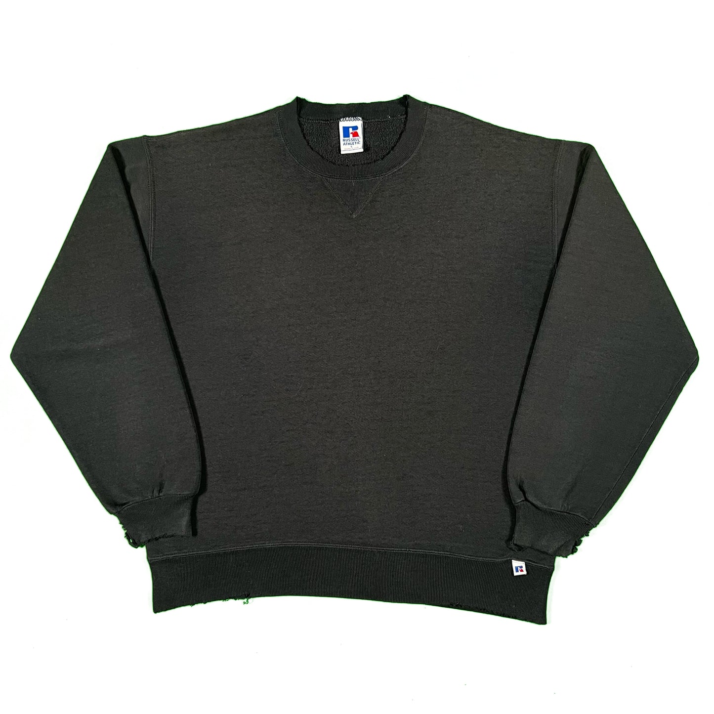 Vintage Blank Black Sweatshirt- SELECT SIZE