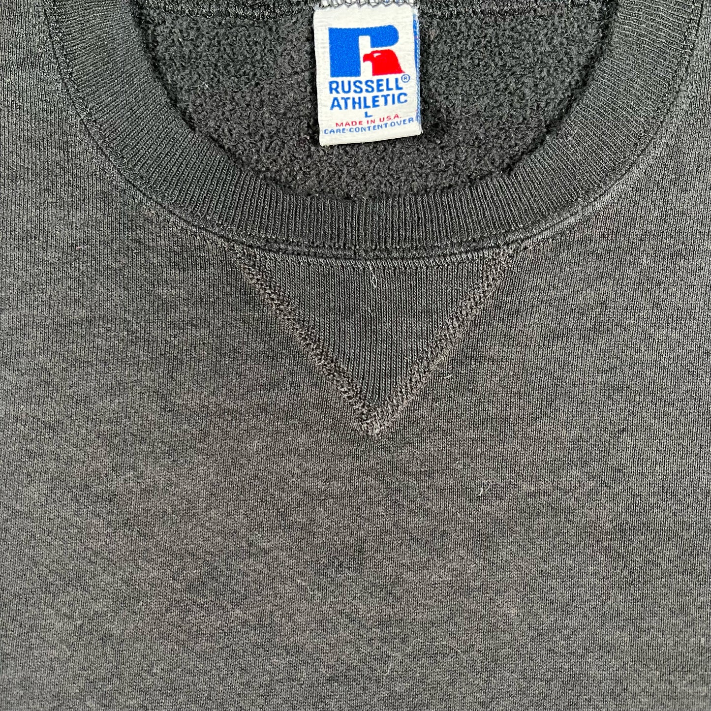 Vintage Blank Black Sweatshirt- SELECT SIZE