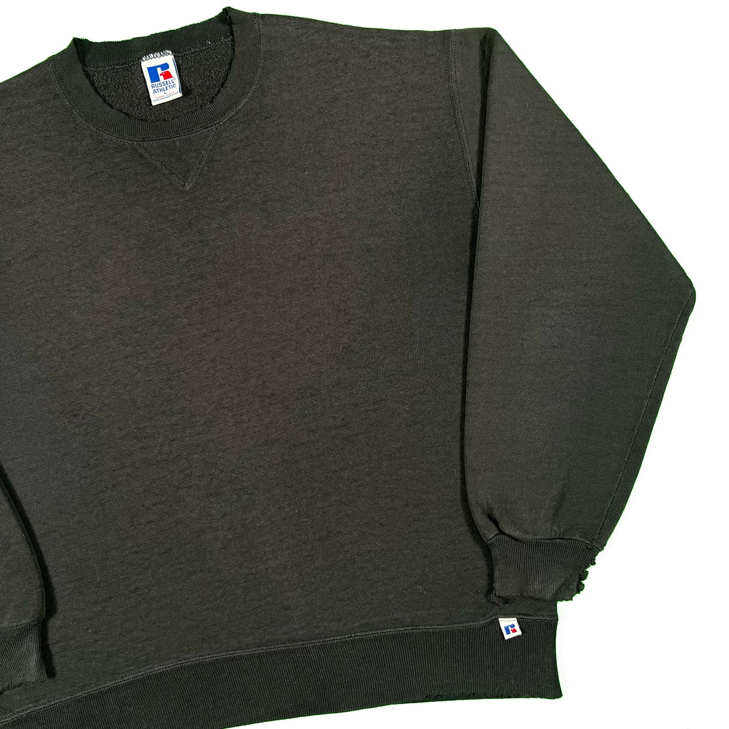Vintage Blank Black Sweatshirt- SELECT SIZE