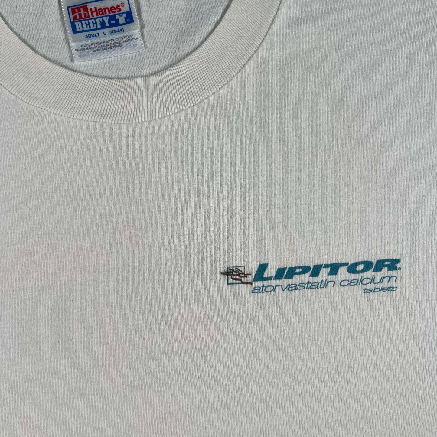 90s Lipitor Pharmaceutical Tee- L