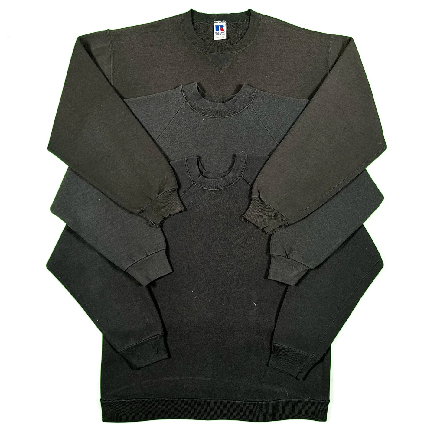 Vintage Blank Black & Grey Sweatshirt Combo- SELECT SIZE