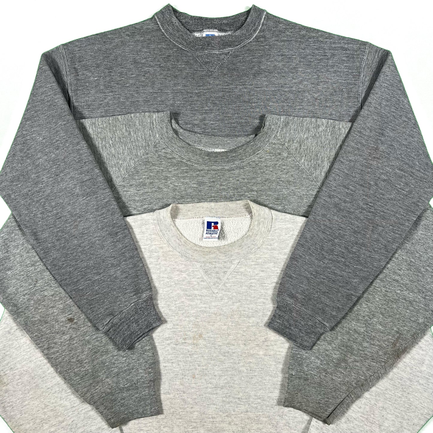 Vintage Blank Grey Sweatshirt- SELECT SIZE