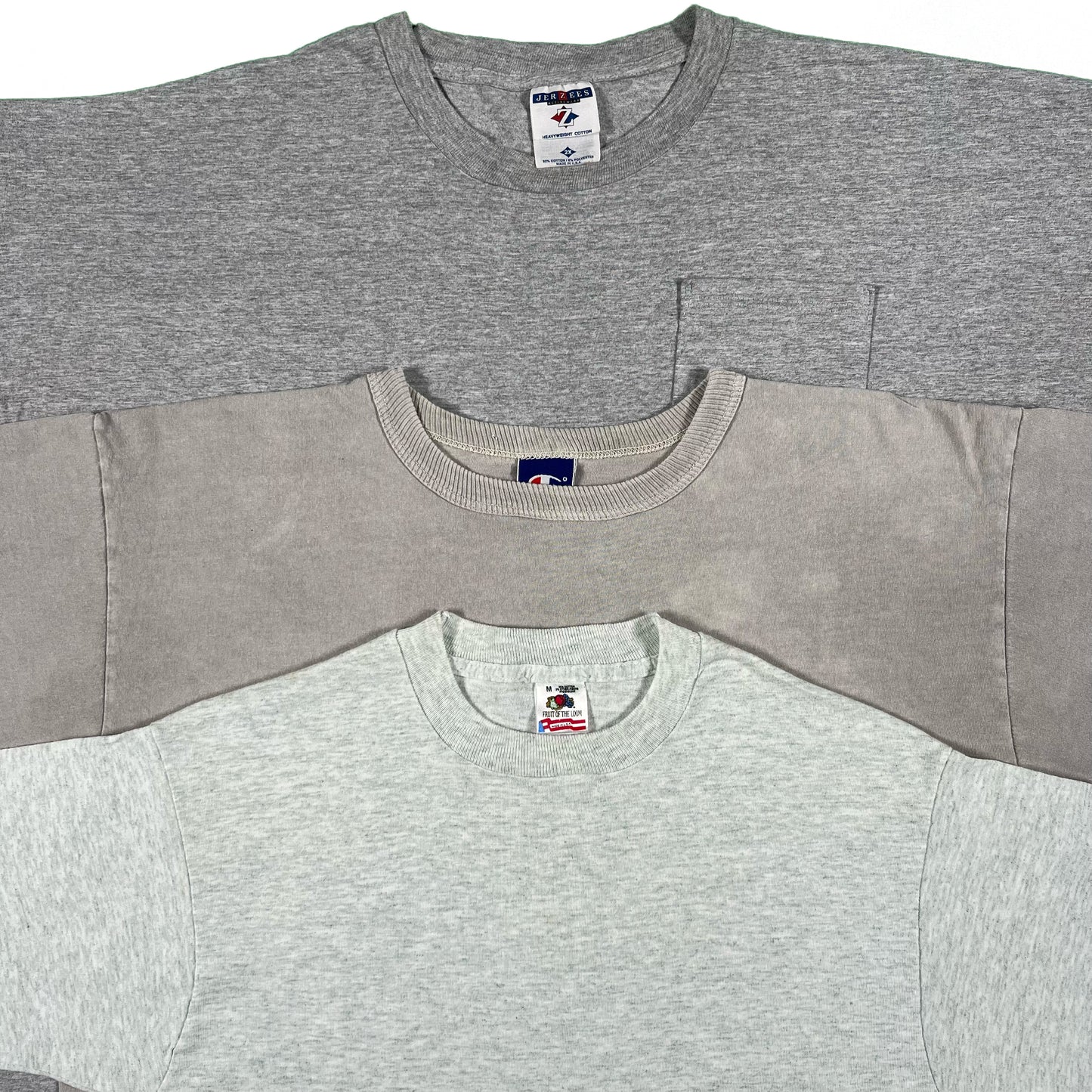 Vintage Blank Grey Tee- SELECT SIZE