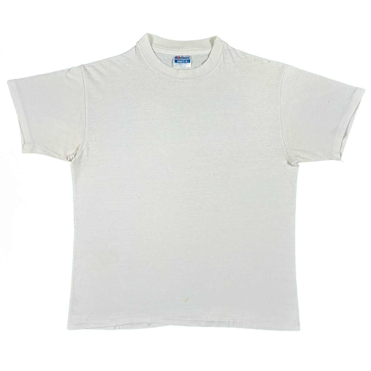 Vintage Blank White Tee- SELECT SIZE