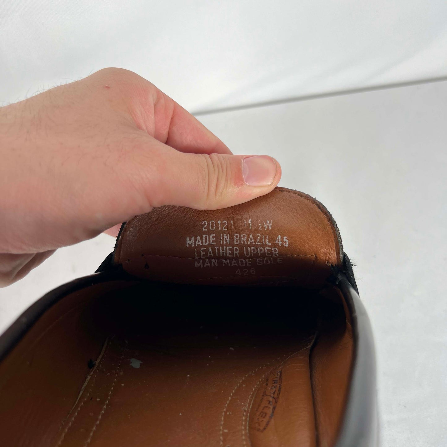 90s Black Leather Penny Loafers- M's 11.5, W's 13