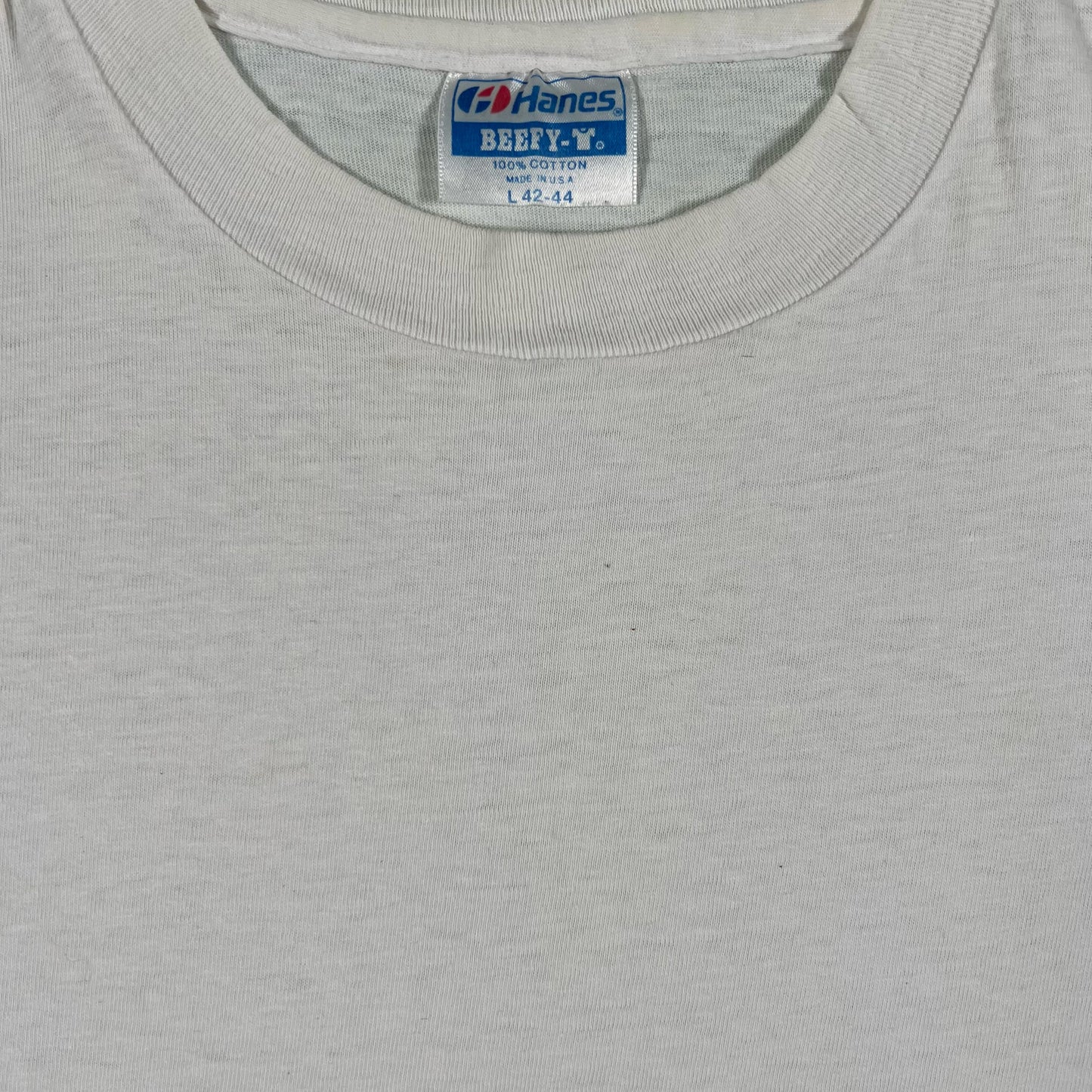 Vintage Blank White Tee- SELECT SIZE