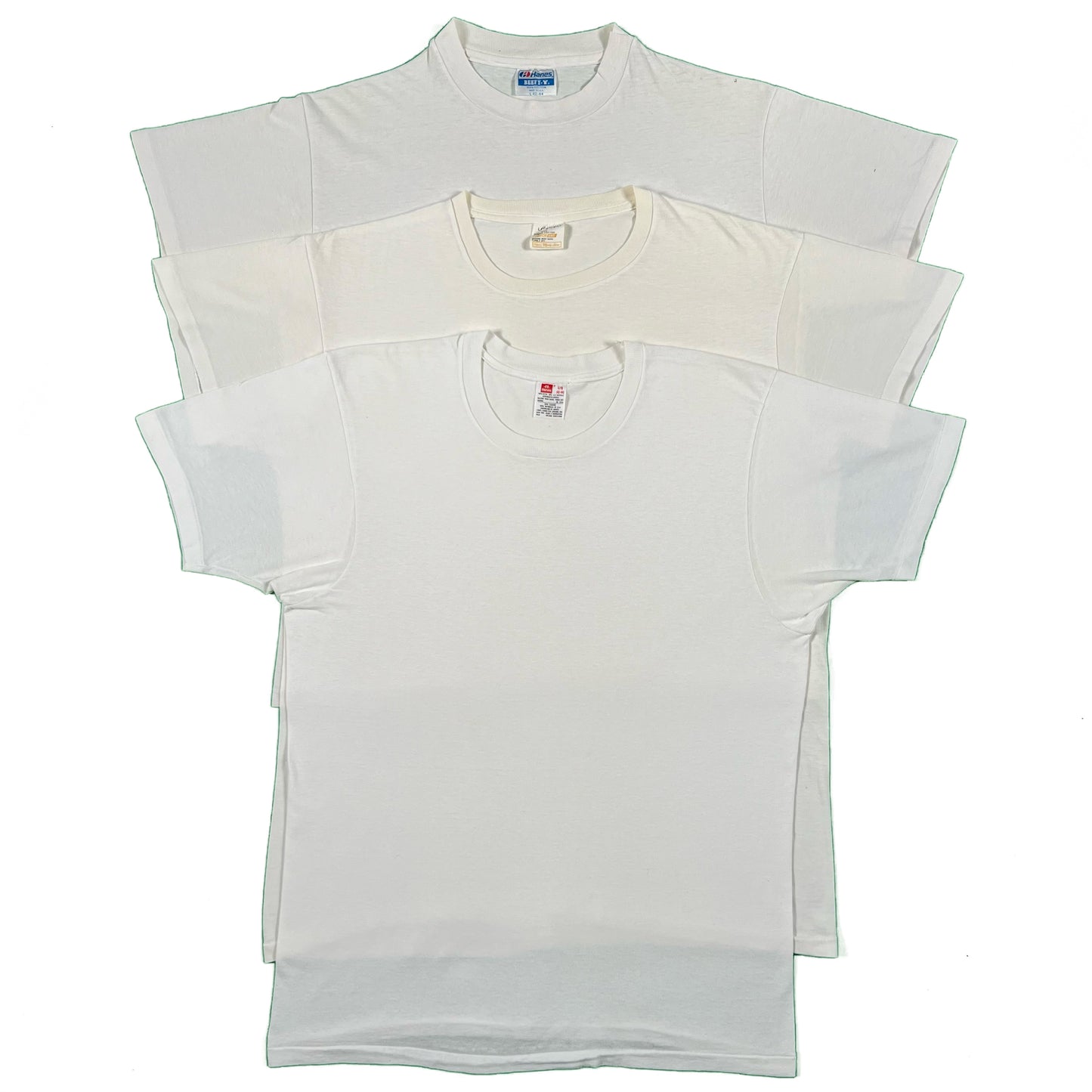 Vintage Blank White Tee- SELECT SIZE