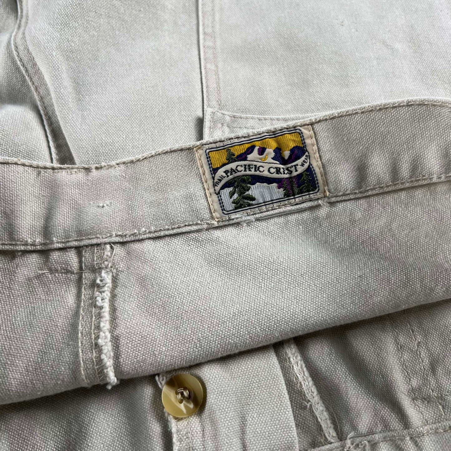 90s Cotton Canvas Bush Shorts- 32x6