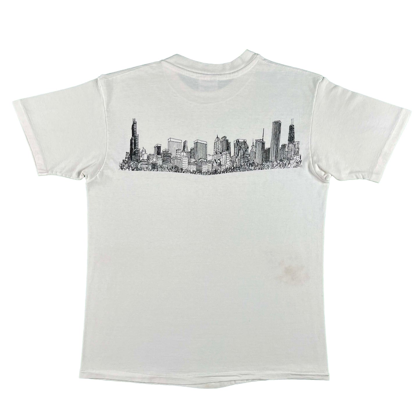 80s Chicago Skyline Tee- M