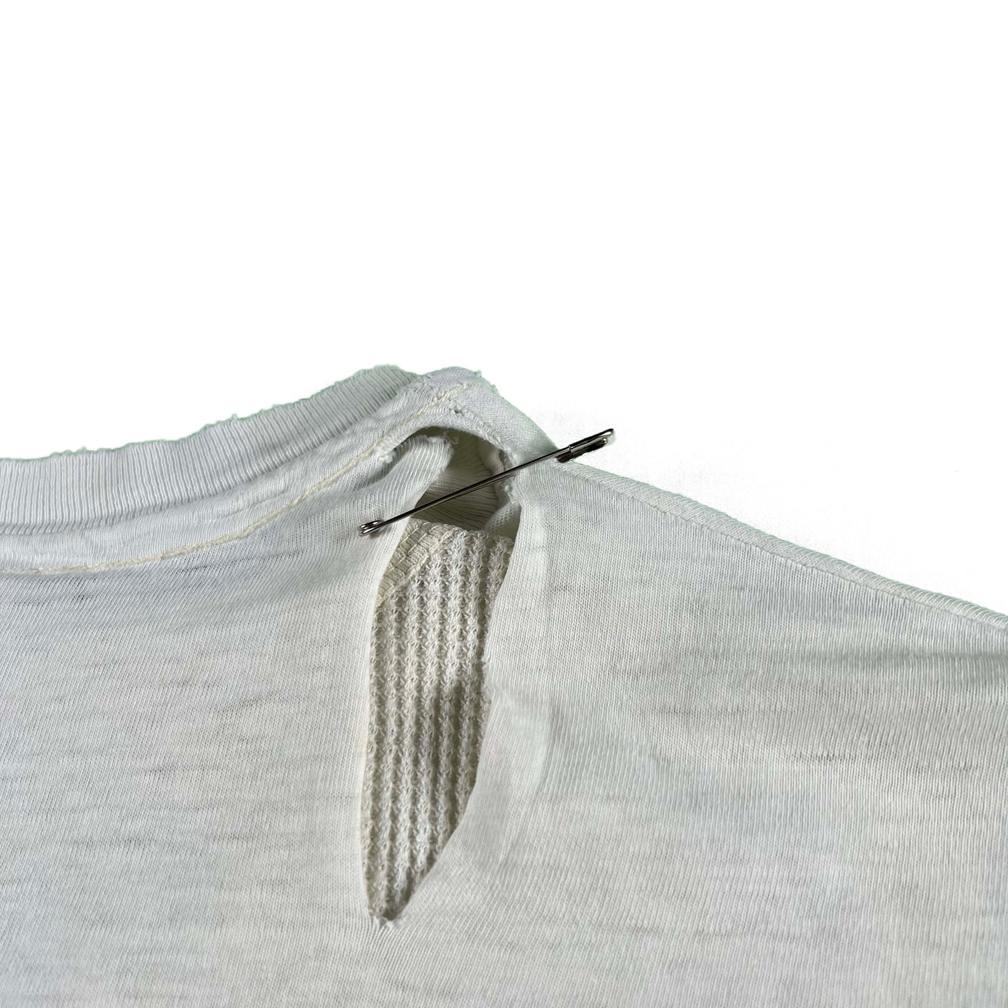 90s Thrashed Salt Lake City 5K/10K Tee & Waffle Knit Thermal- L