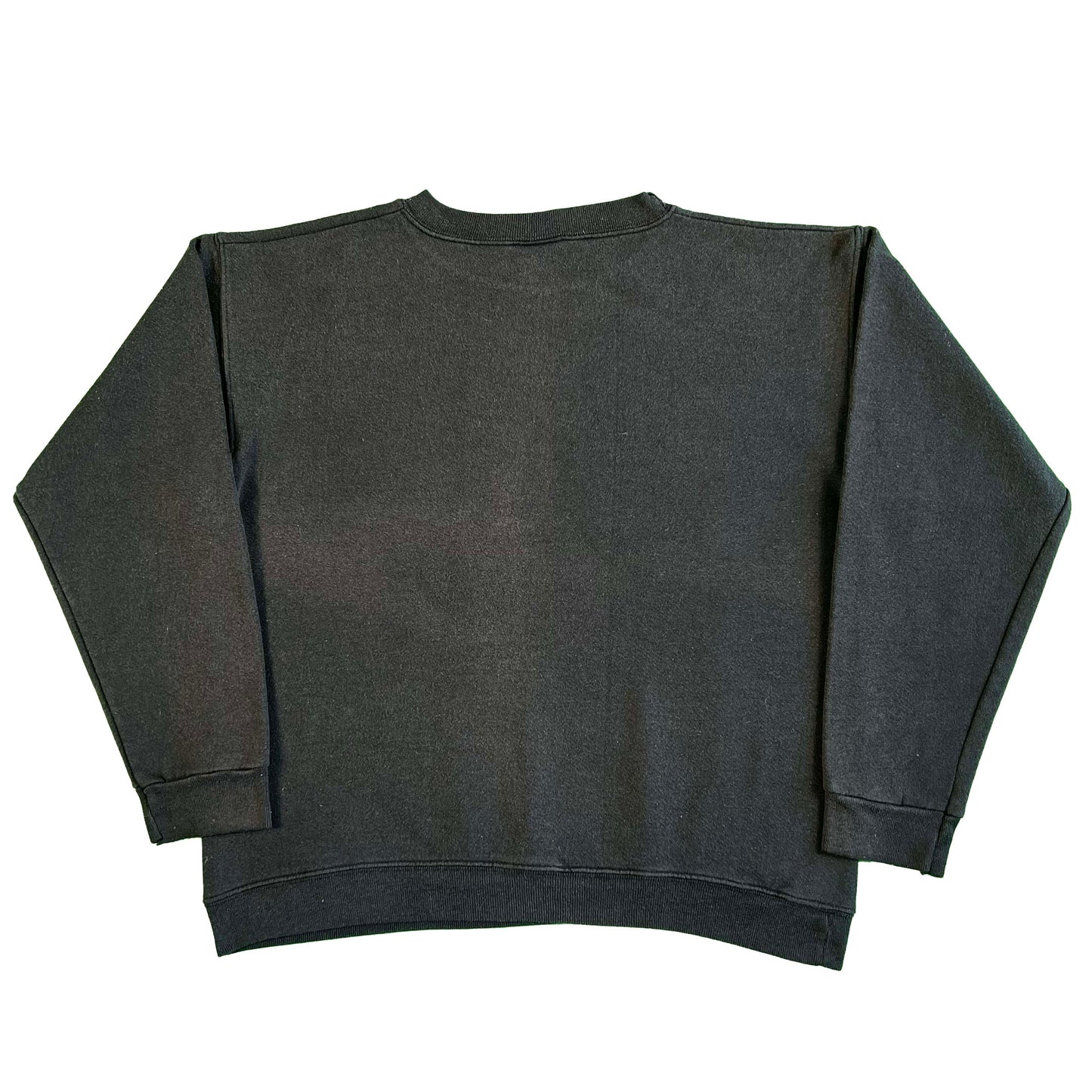 90s Van Damme Sudden Death Faded Black Sweatshirt- XL