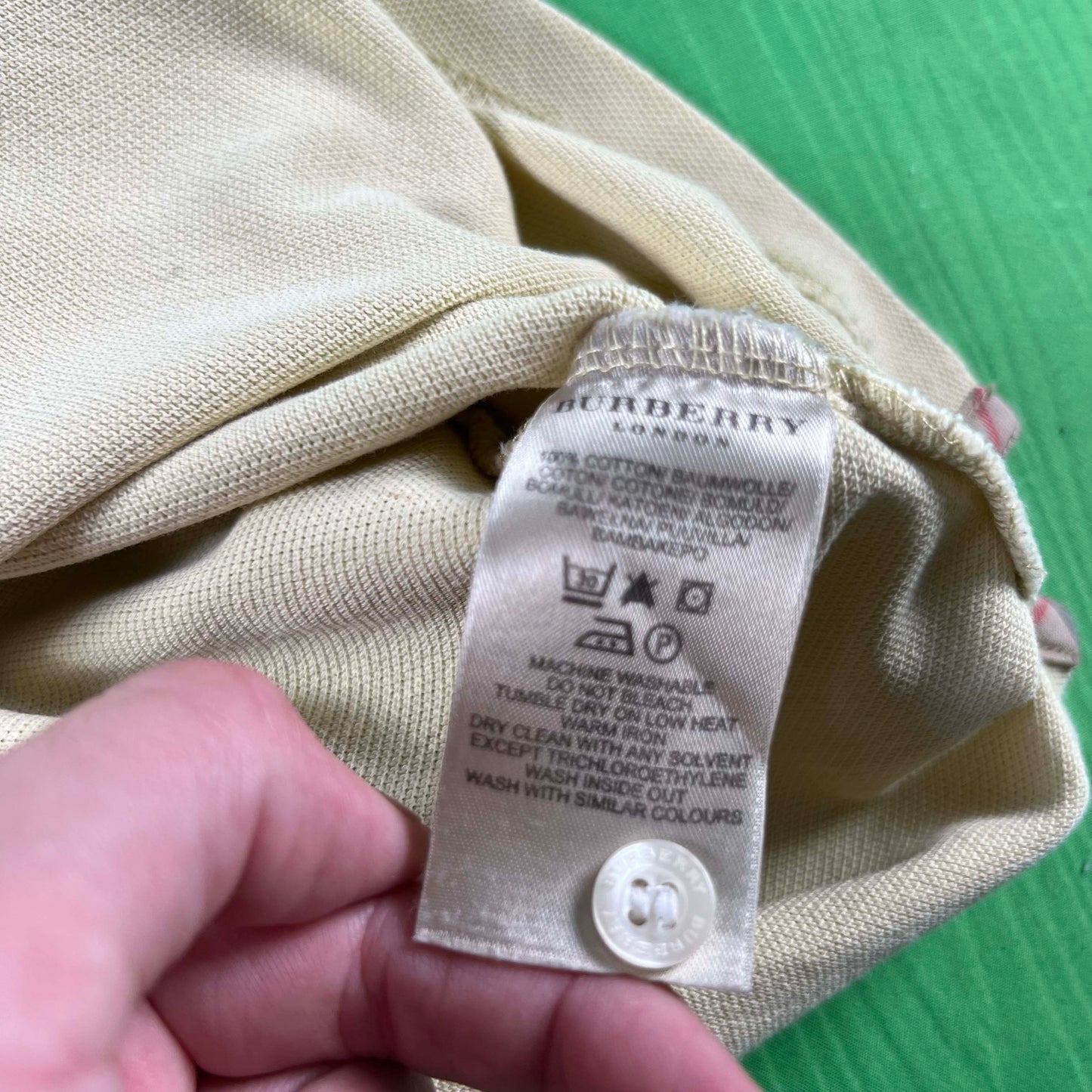Burberry Polo Shirt- L