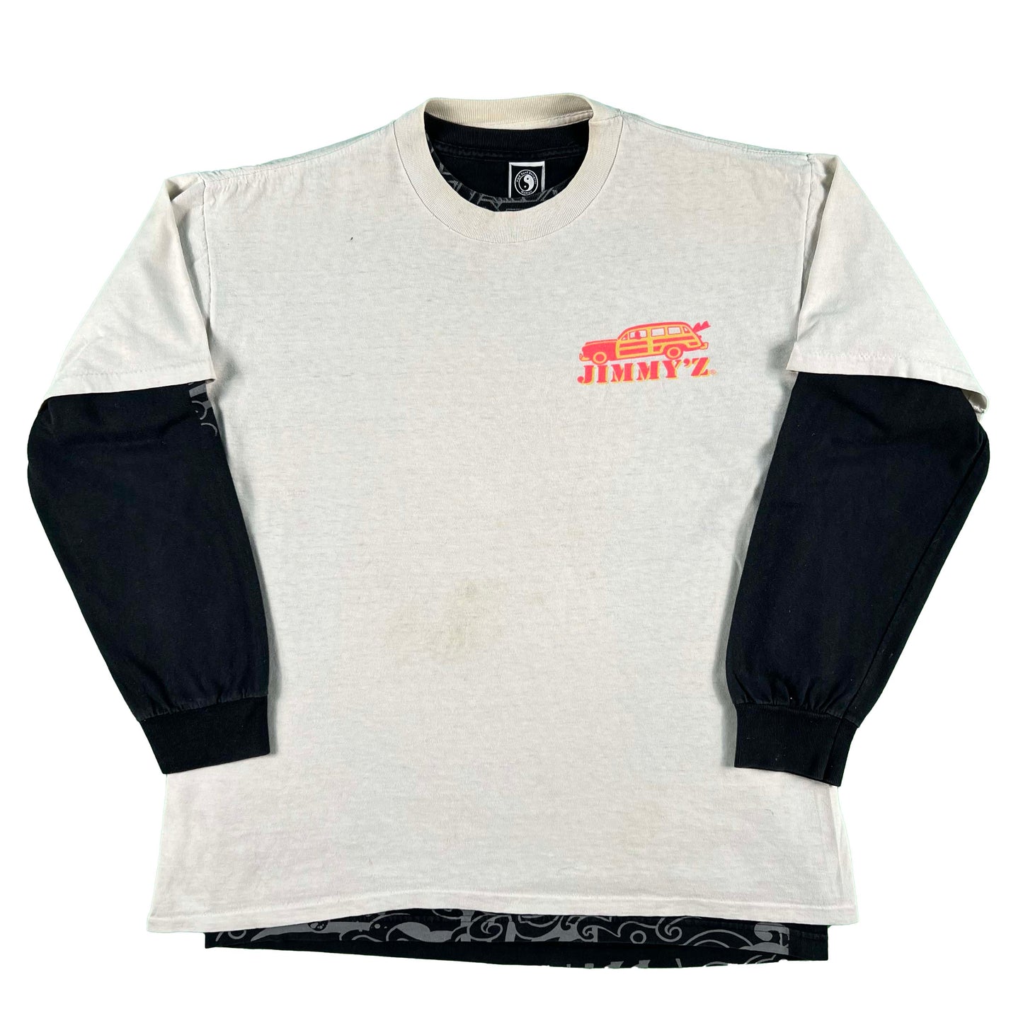 90s Jimmy Z Tee + 00s T&C Surf Long Sleeve- L
