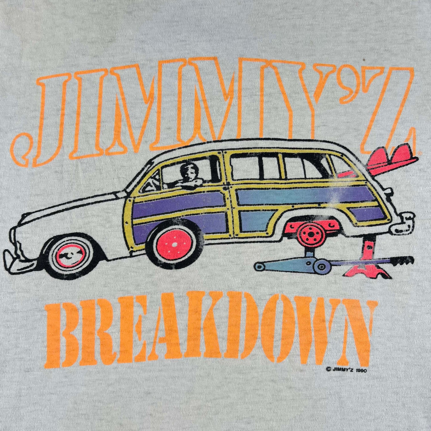 90s Jimmy Z Tee + 00s T&C Surf Long Sleeve- L