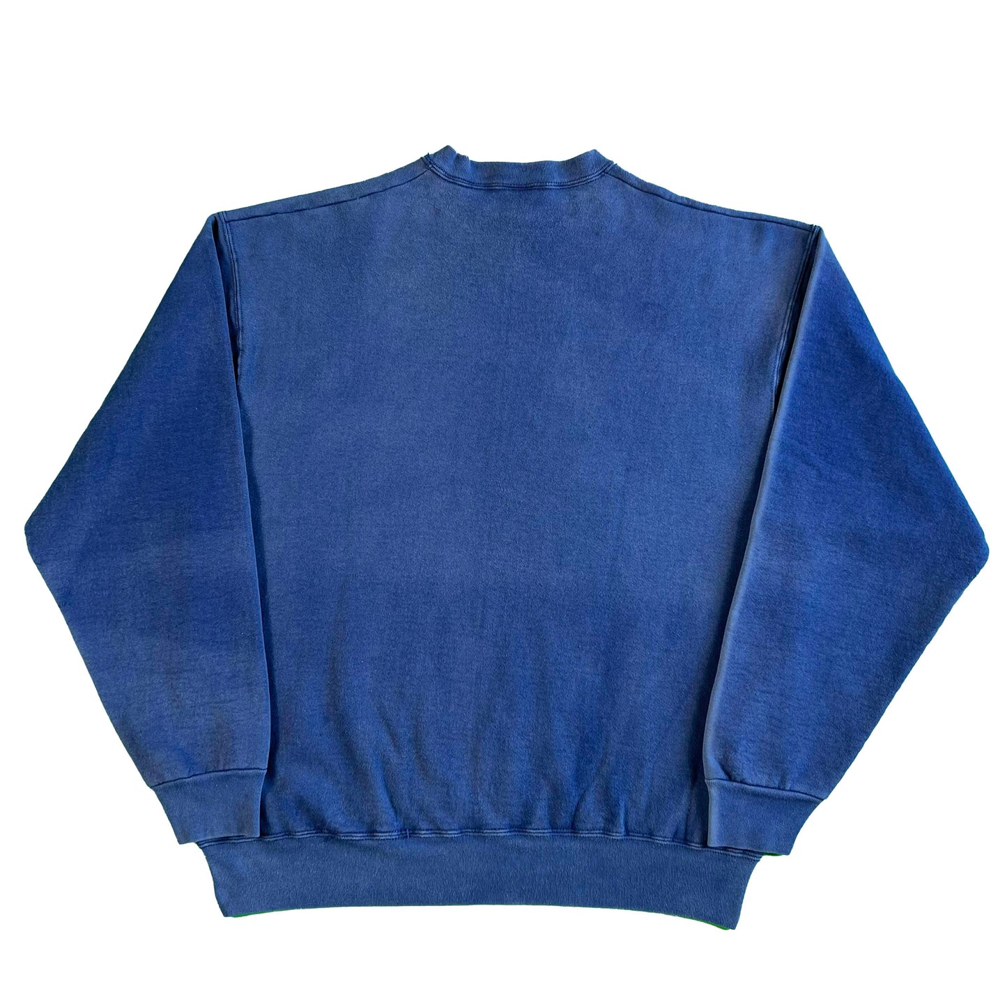 90s Sun Faded Blue Heavyweight Sweatshirt- XL