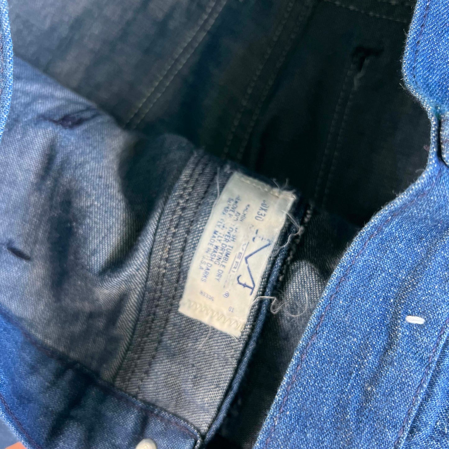 60s Maverick Sailor Denim Bell Bottoms- 29x28.5