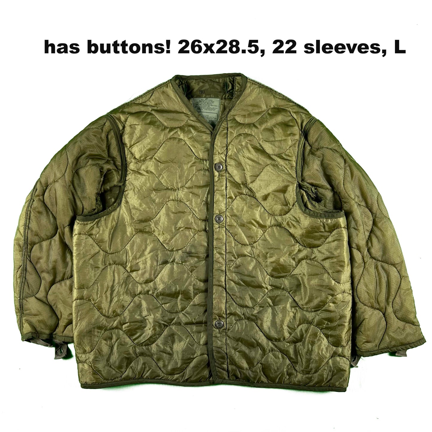 70s/80s US Army Liner Jackets- SELECT JACKET