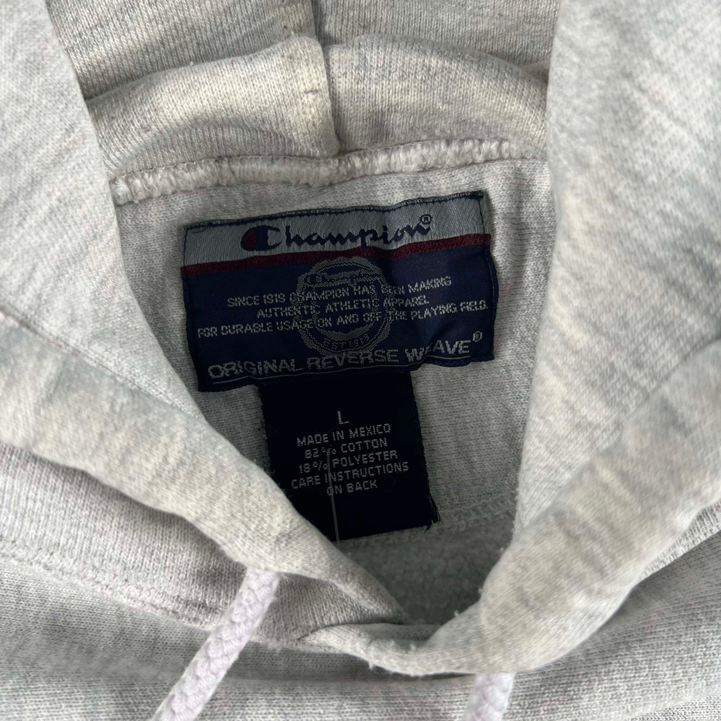 00s Wellesley Champion Reverse Weave Hoodie- L