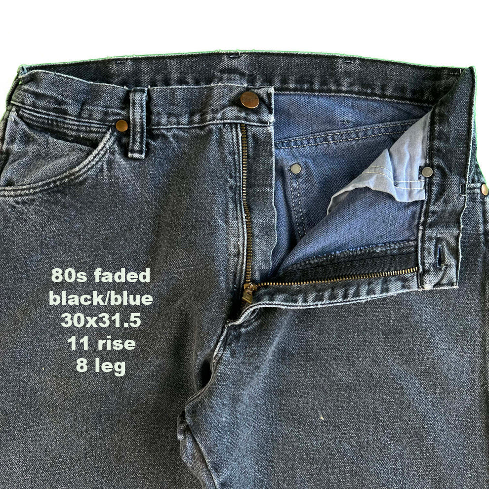 Vintage Wrangler 13MWZ 'Cowboy Cut' Denim- SELECT PAIR