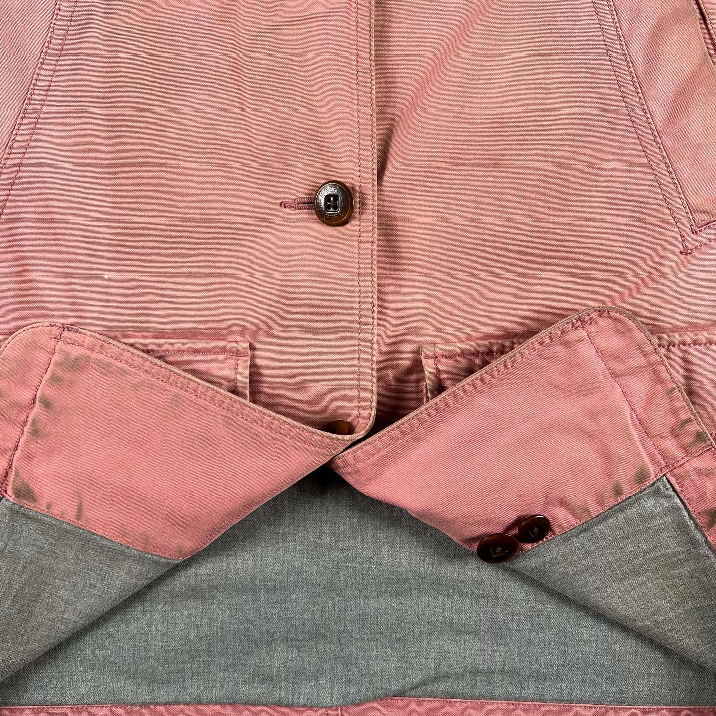 L.L. Bean Salmon Pink Barn Coat- S