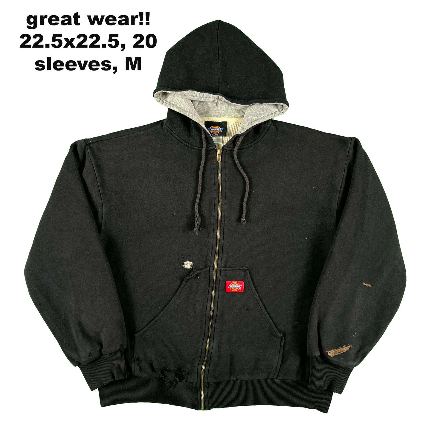 Vintage Dickies Waffle Lined Zip Up Hoodies- SELECT SWEAT