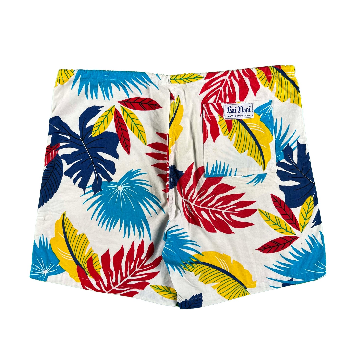 60s Hawaiian Swim Trunks- 34x5.5