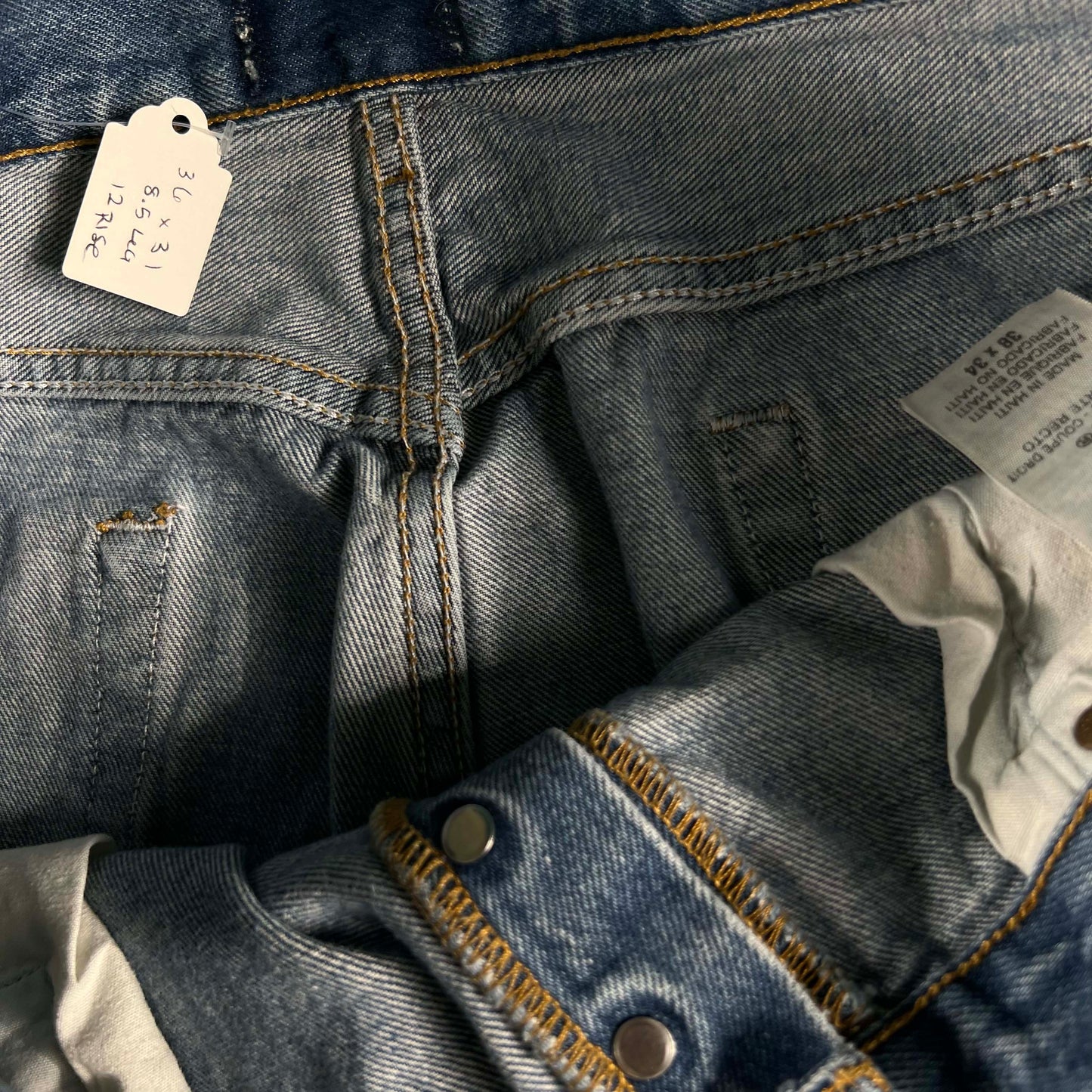 00s Beautifully Faded Levi's 501 Denim- 36x31