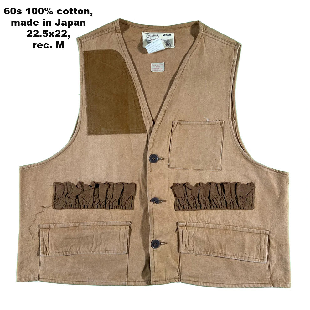 Vintage 50s/60s Hunting Vests- SELECT VEST