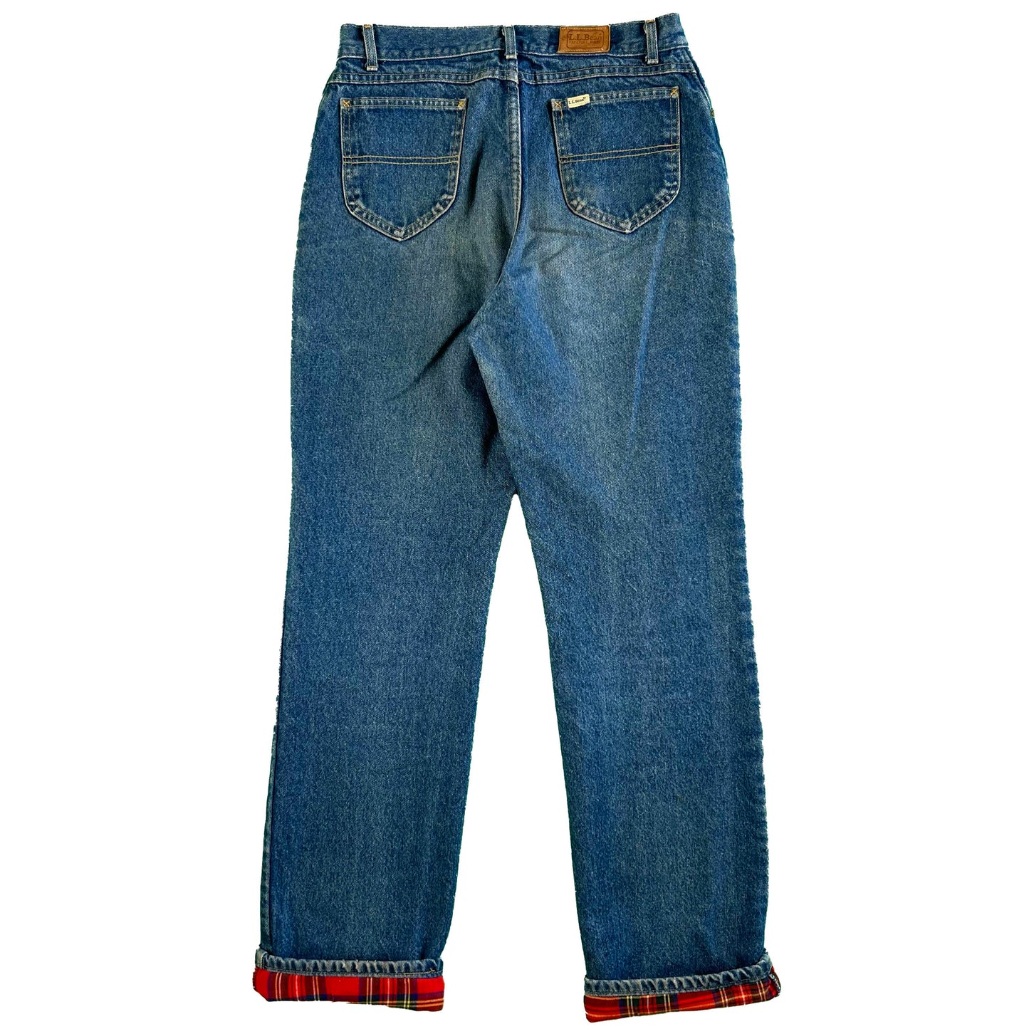Vintage LL Bean Flannel/Fleece Lined Denim and Pants- SELECT PAIR