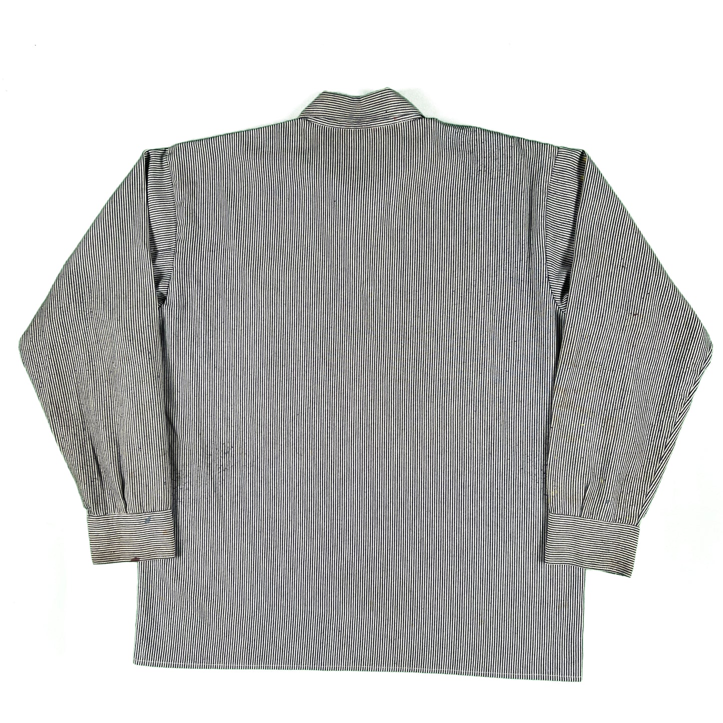 70s Ben Davis Hickory Striped Work Shirt- L