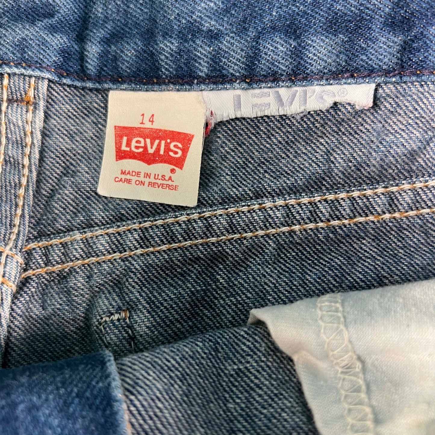 80s Levi's Orange Tab Raw Hem Denim- 29x30