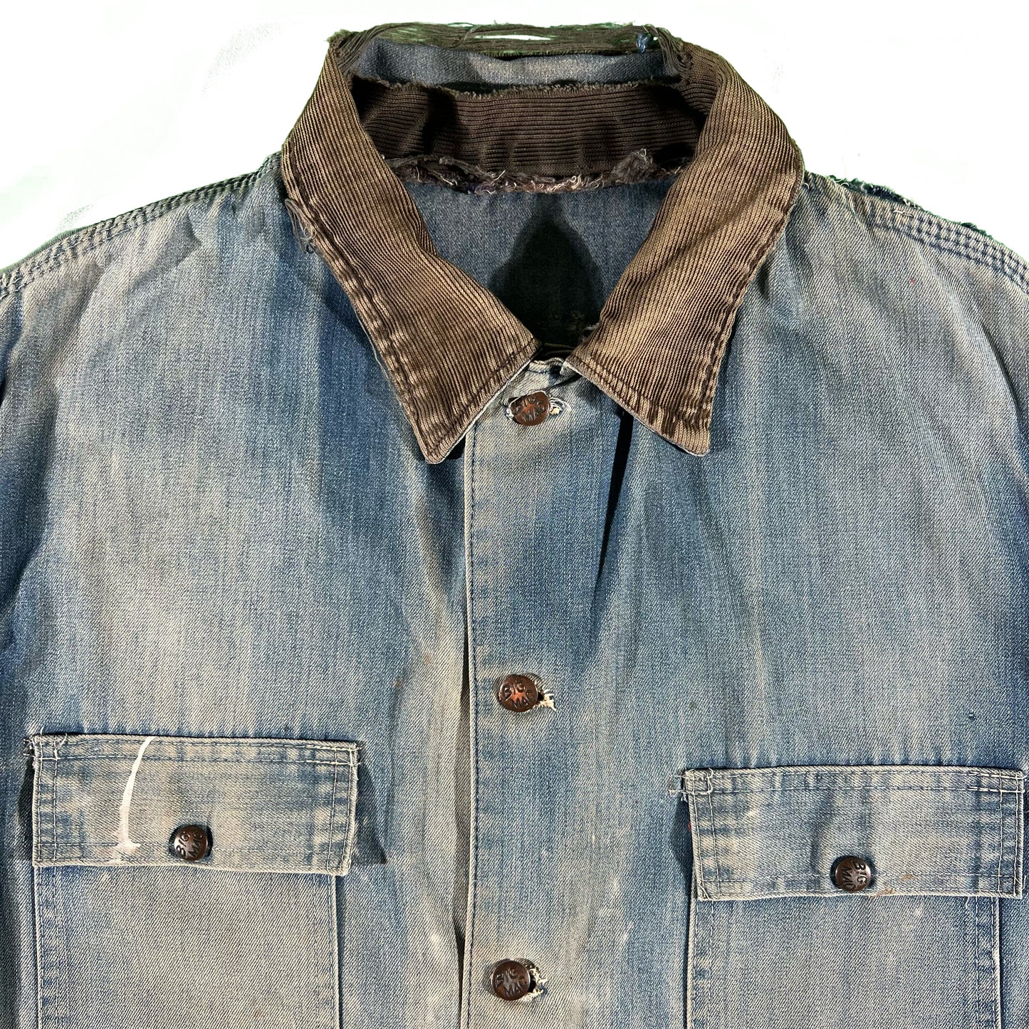 70s Big Mac Denim Chore Coat- XXL
