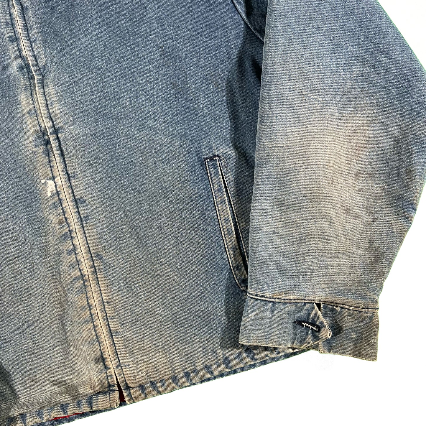 80s Big Mac Zip Up Denim Jacket- L