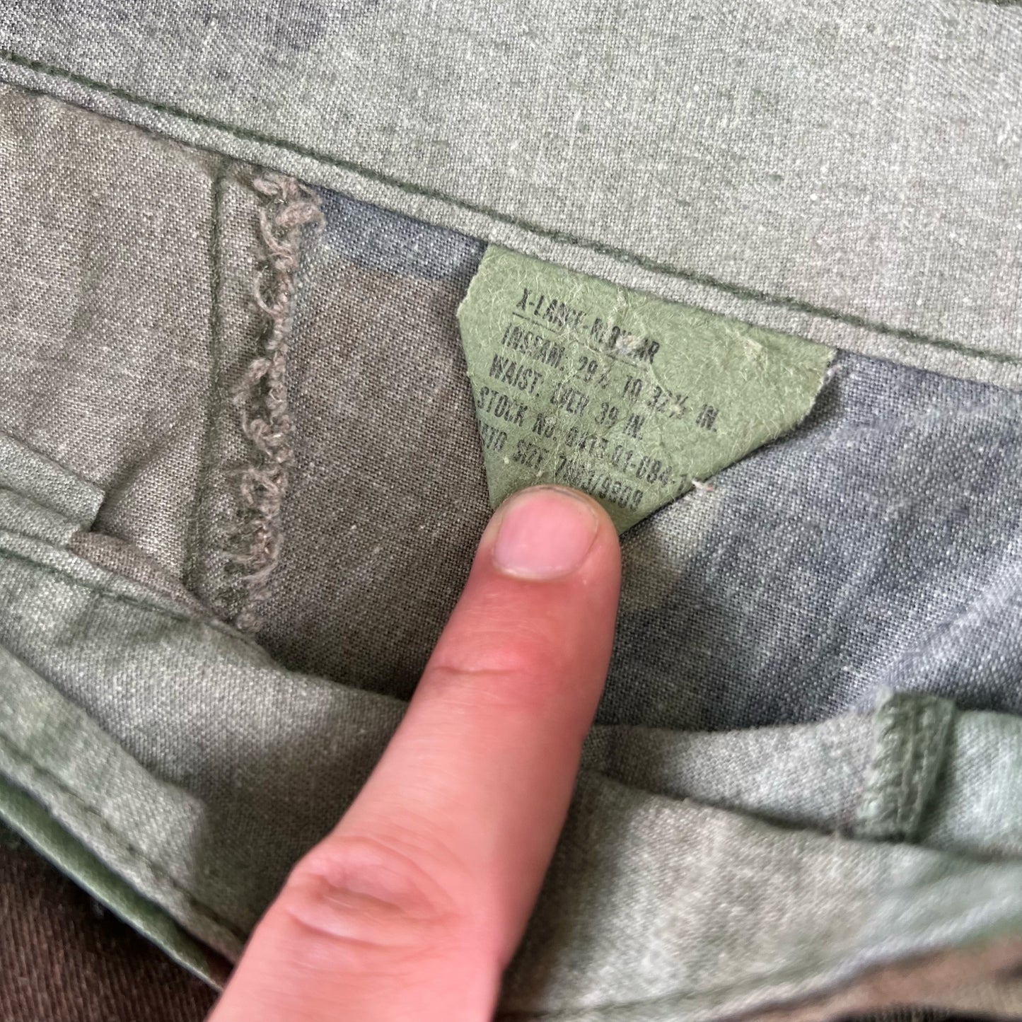 Vintage Chopped & Baggy Army Camo Cargo Shorts- SELECT PAIR