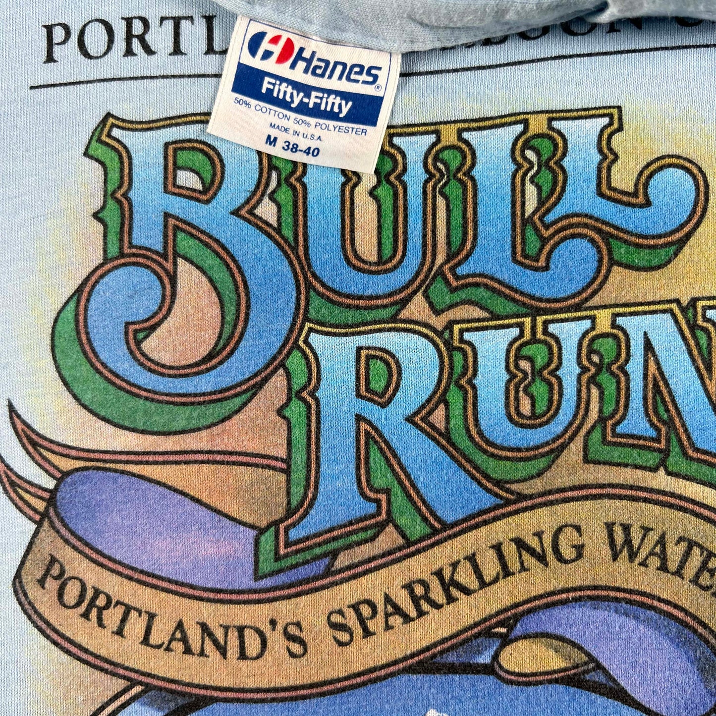 90s Bull Run Sparkling Water Painters Tee(and more)- M