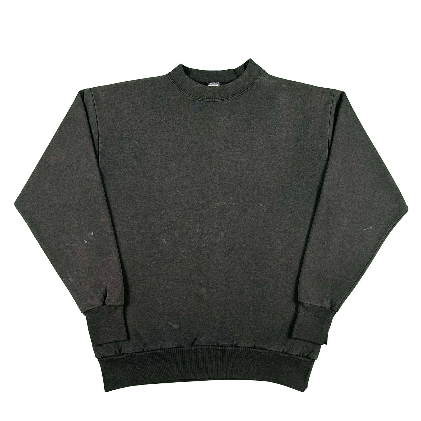 70s Sun Faded Black Santa Barbara Fish Sweatshirt- L