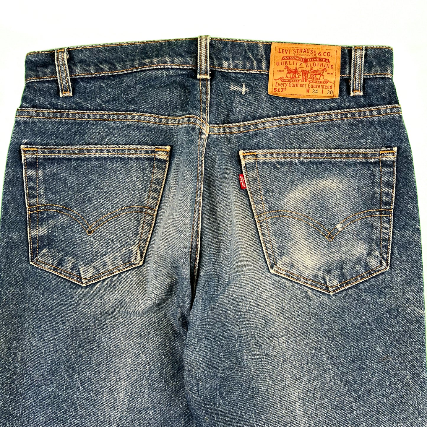 90s Dark Wash Levi's 517 Denim- 33x30