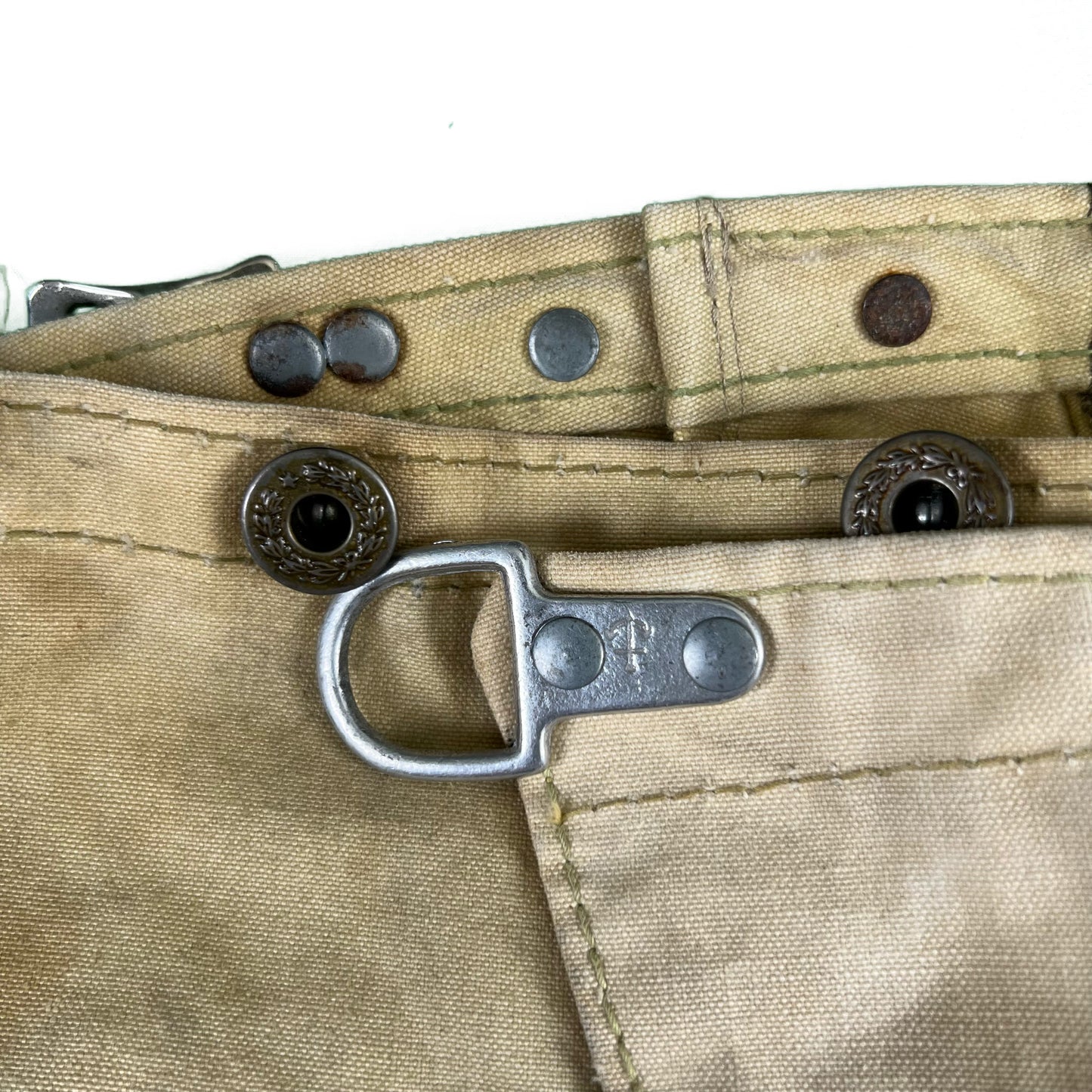 40s Canvas Firefighter Clasp Pants- 32x30.5