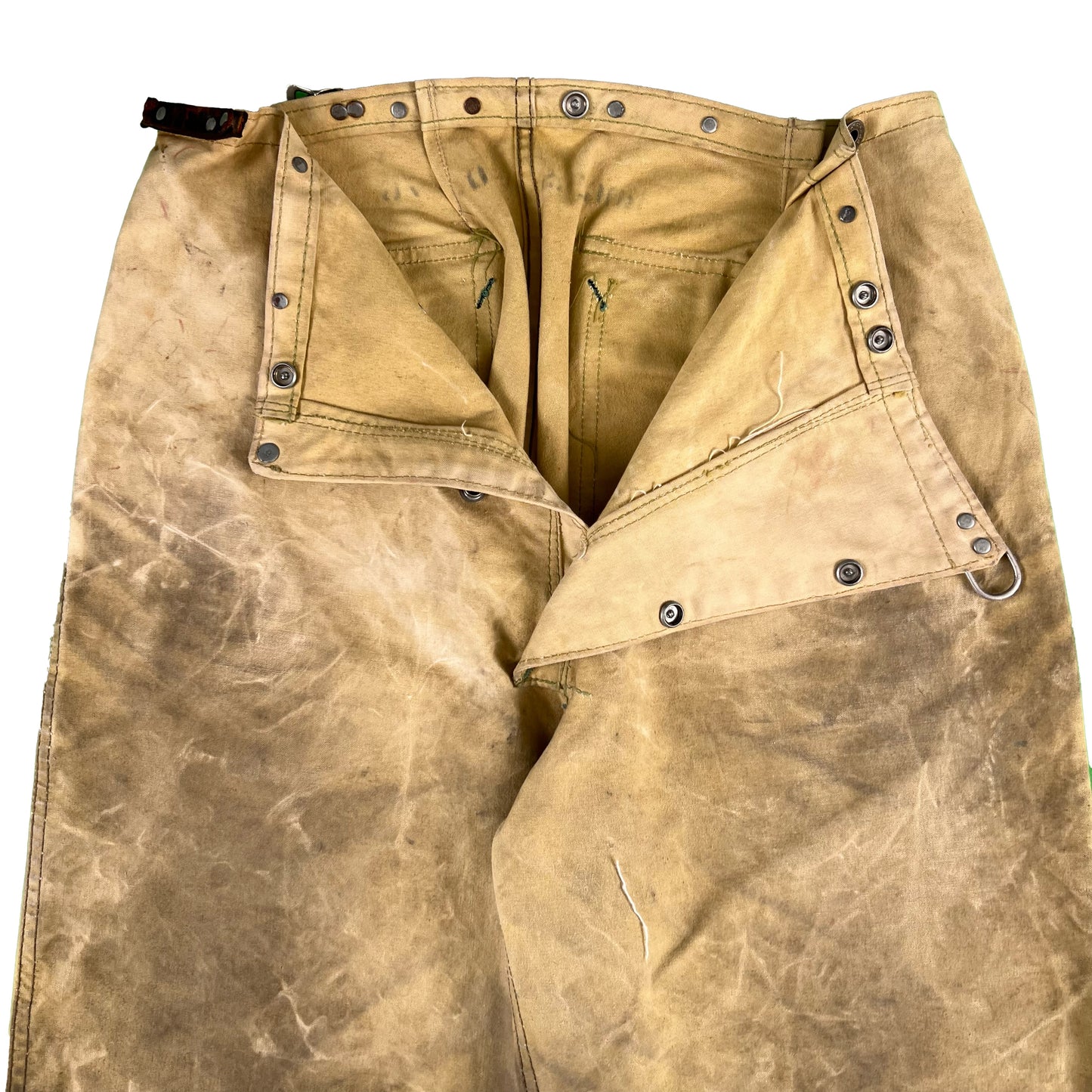 40s Canvas Firefighter Clasp Pants- 32x30.5