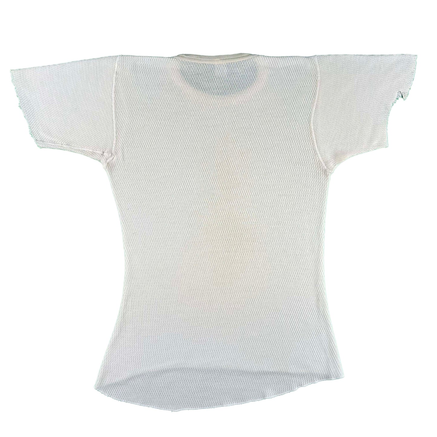 90s Short Sleeve Waffle Knit Thermal- L