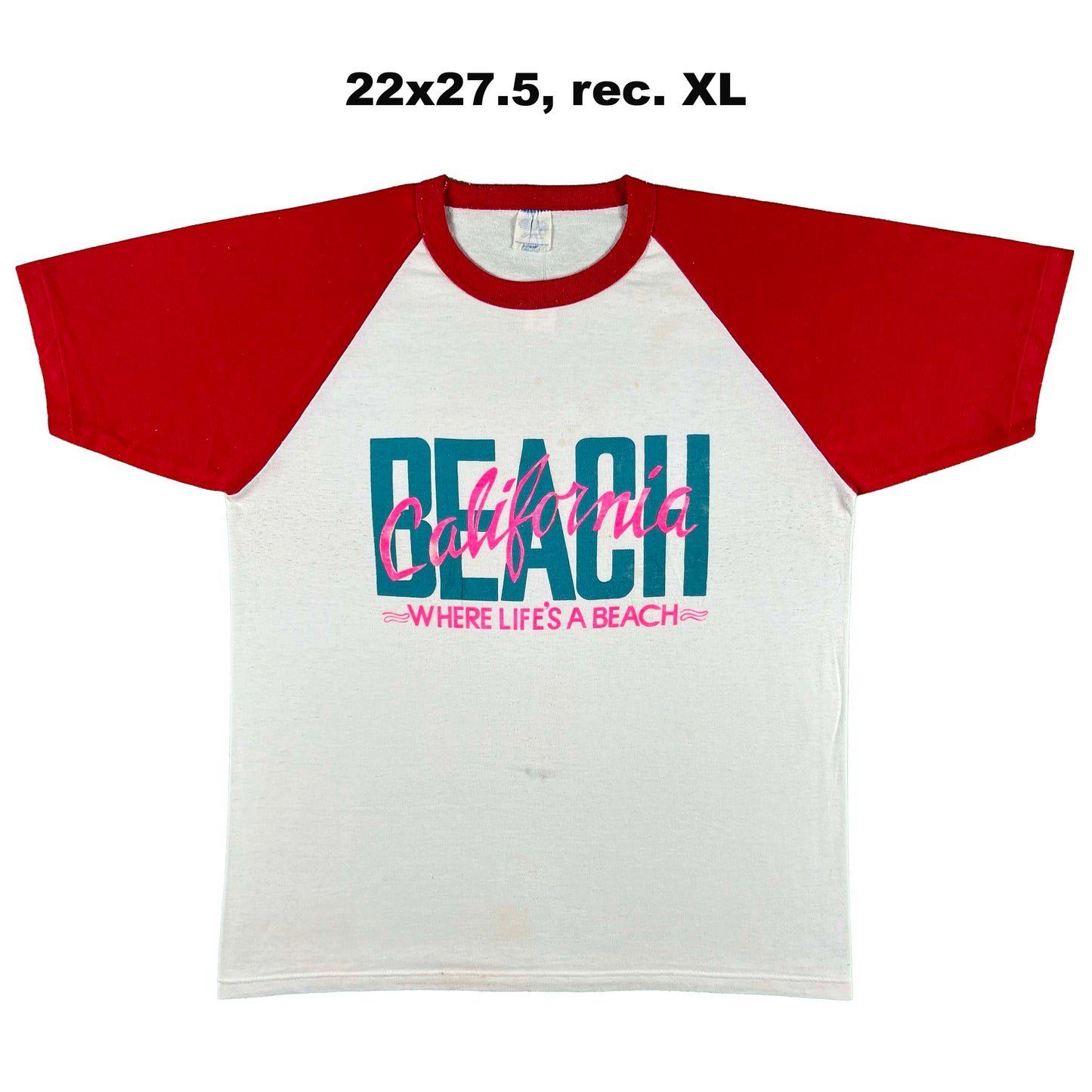 80s/90s "Where Life's A Beach" California & Mexico Tees- SELECT TEE